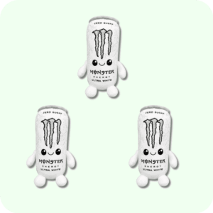 White Monster Plush 3PCS