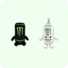 White Monster Plush Bundle