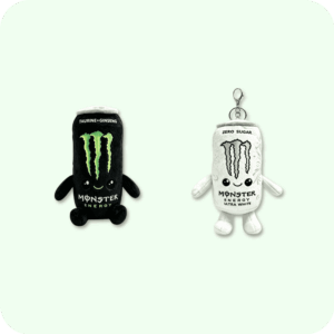 White Monster Plush Bundle